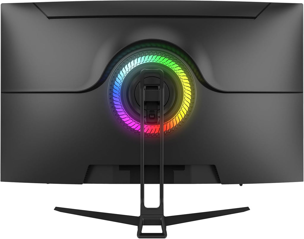 CRUA 32" Curved Gaming Monitor, 4k UHD(3840 * 2160P) VA Screen, 1500R, 144Hz/160Hz Computer Moniter, Supports AMD Freesync, 120% sRGB, Built-in Speakers, Wall Mountable Installs(HDMI 2.1/DP 1.4)-Black