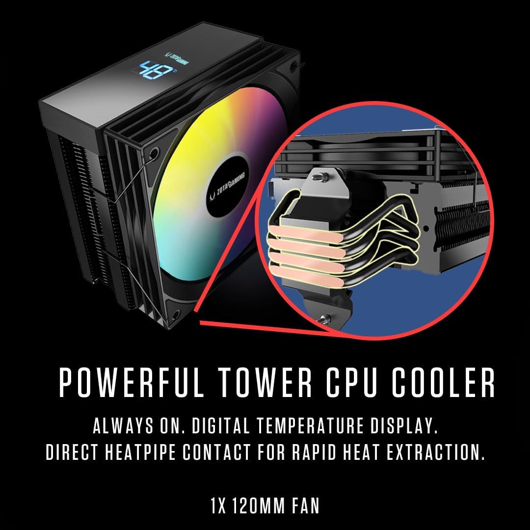 ZOTAC MEK Gaming PC Desktop, NVIDIA GeForce RTX 5060 8GB GDDR7, AMD Ryzen 5 5500 Up to 4.2GHz, 16GB DDR4, 1TB NVMe SSD, 650W 80+ Gold PSU, WiFi 6E, Windows 11 Home