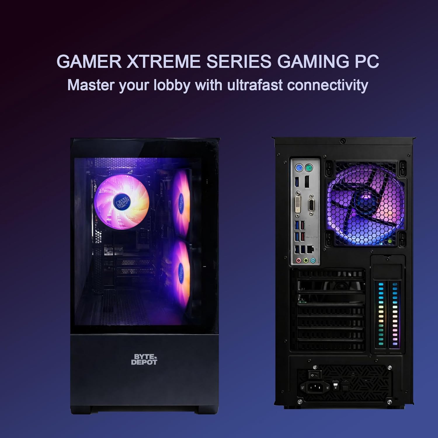 Gamer Master Gaming Desktop PC - Intel Core i7, 32GB RAM, 1TB NVMe M.2 SSD, NVIDIA GeForce RTX 3050 6GB GDDR6, WiFi 6 Ready & Windows 11 Pro