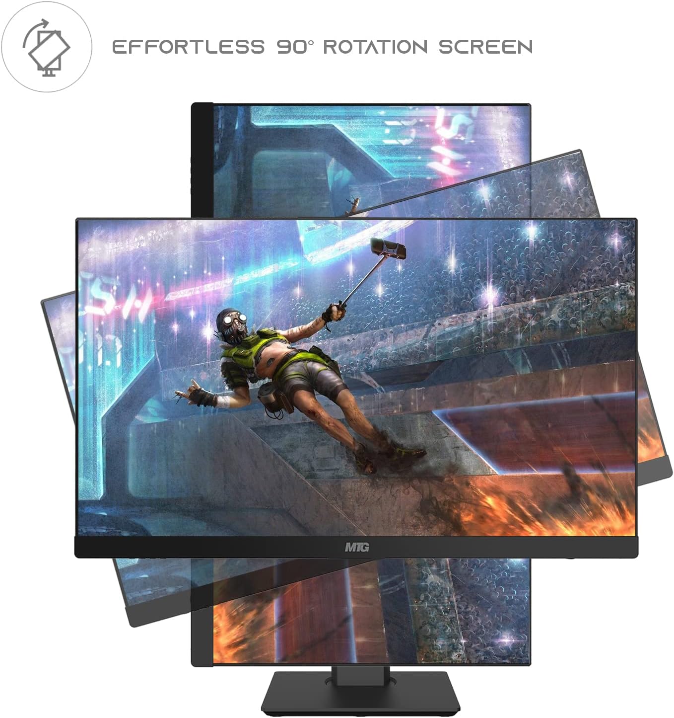 Gaming All in one PC 24 Inch FHD Touchscreen, MTG Yama, Intel Core i5 10th Gen, 16GB RAM, 480GB NVME / 1TB SSD, AMD RX 550 4GB DDR5 Graphics, Webcam, RGB Combo, Windows 11 Home