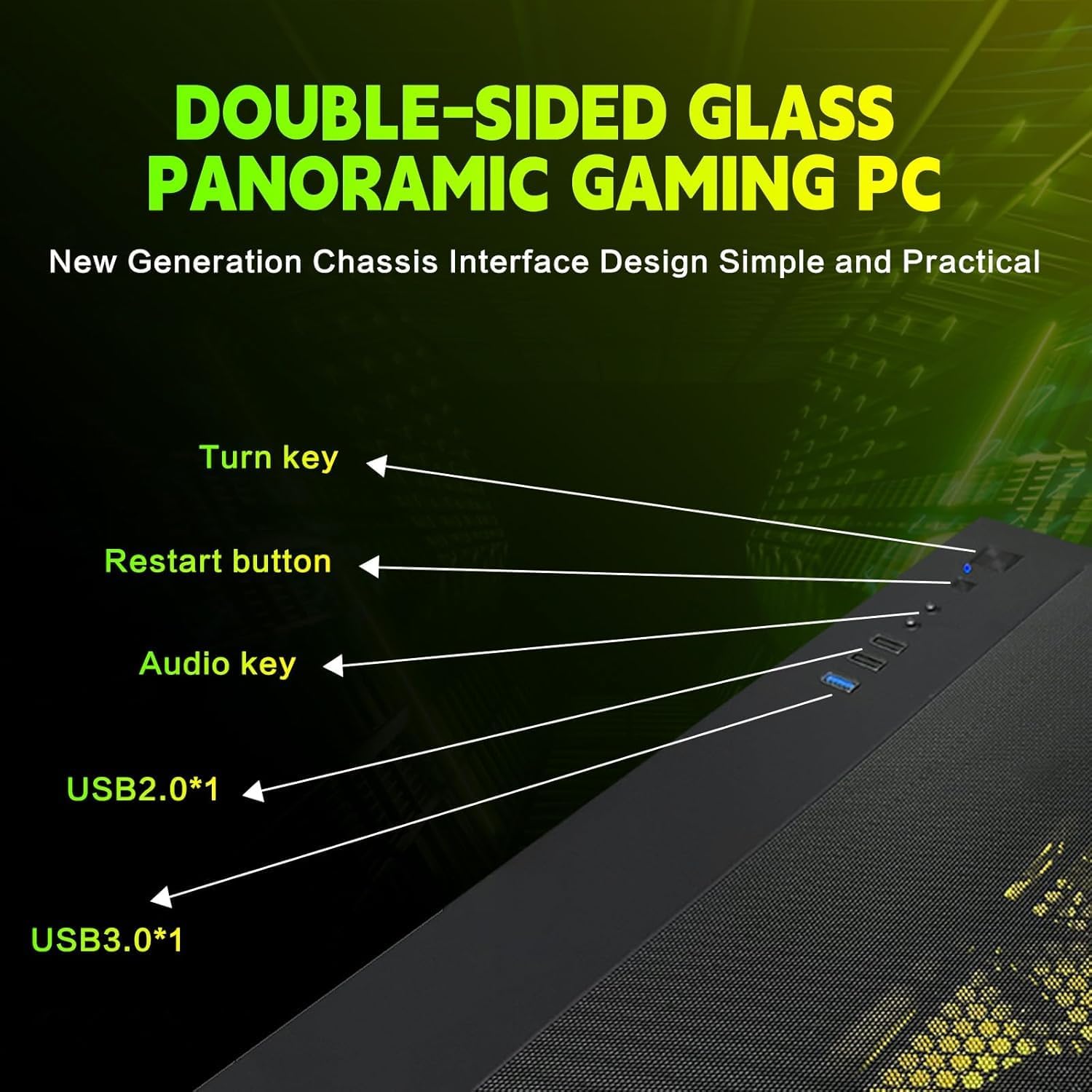 AEXPXO Prebuilt Gaming PC Desktop, AMD Ryzen 7 5700X, RTX 5060 8GB GDDR7, 16GB DDR4 3200MHz, 1TB NVMe SSD, ARGB Cooler, WiFi, 550W Bronze PSU, Gaming Computer for Gaming Streaming & Content Creation